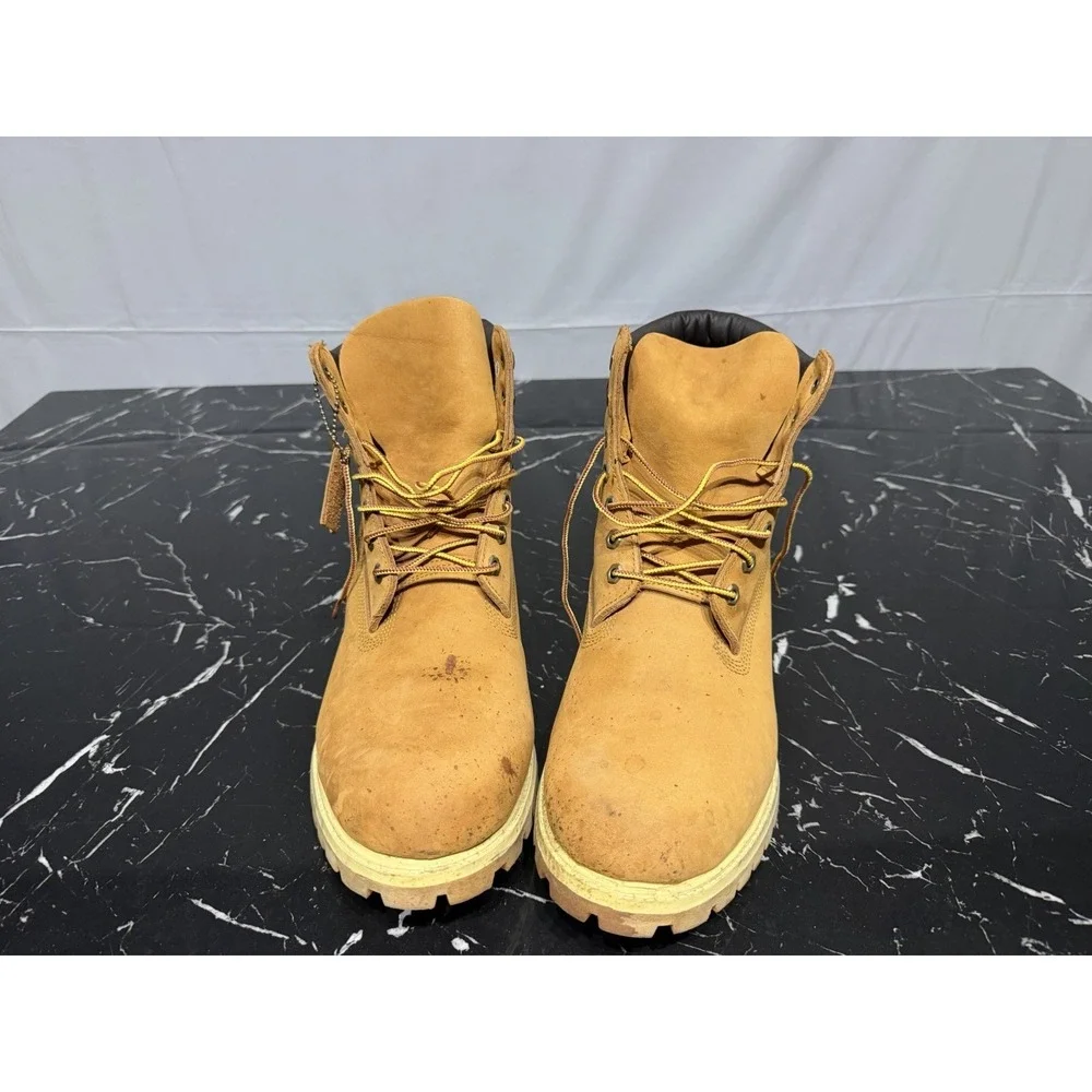 Timberland 6-Inch Double Collar Waterproof Boots Men's Size 13 W (Style 73542)
